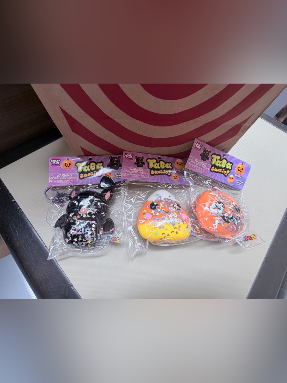 Bundle Taba Squishy Surprise Kids Toy - Black, Yellow, Orange